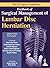 WFNS Spine Committee Textbook of Surgical Management of Lumbar Disc Herniation