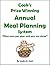 Cook's Prize Winning Annual Meal Planning System by Sandra Cook