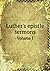 Luther's epistle sermons Vo...