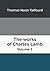 The works of Charles Lamb Volume 1