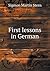 First lessons in German by Sigmon Martin Stern