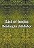 List of books Relating to c...