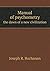 Manual of psychometry the dawn of a new civilization