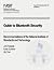 Guide to Bluetooth Security...
