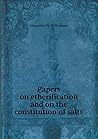 Papers on etherification and on the constitution of salts