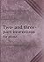 Two- and three-part inventions for piano