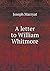 A letter to William Whitmore by Joseph Marryat