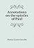 Annotations on the epistles...