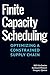 Finite Capacity Scheduling: Optimizing a Constrained Supply Chain