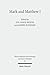 Mark and Matthew I: Comparative Readings, Understanding the Earliest Gospels in Their First-Century Settings (Wissenschaftliche Untersuchungen Zum Neuen Testament, 271)