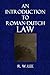 An Introduction to Roman-Dutch Law