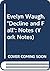 York Notes on Evelyn Waugh,...