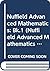 Nuffield Advanced Mathematics by Nuffield Foundation