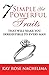 7 Simple, Yet Power Traits by Kay Rose Nachilima
