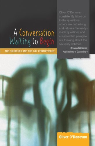 A Conversation Waiting to Begin: the Churches and the Gay Controversy (Paperback)