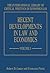 Recent Developments in Law and Economics by Robert Cooter