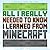 All I Really Needed to Know I Learned from Minecraft: A Minecraft Coffee Table Book