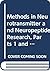 Methods in Neurotransmitter...