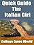 Quick Guide: The Italian Girl