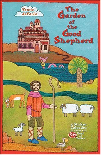 The Garden of the Good Shepherd: A Sticker Calendar to Count the Fifty Days of Easter (Paperback)