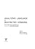 Analyzing Language in Restricted Domains: Sublanguage Description and Processing