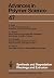 Advances in Polymer Science...