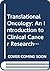 Introduction to Translational Cancer Research by Robert C. Bast Jr.