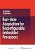 Run-time Adaptation for Reconfigurable Embedded Processors