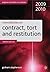 Core Statutes on Contract, Tort and Restitution 2009-2010 (Palgrave Core Statutes)