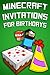 Minecraft Invitations for Birthdays