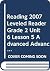 READING 2007 LEVELED READER GRADE 2 UNIT 6 LESSON 5 ADVANCED ... by Scott Foresman