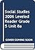 SOCIAL STUDIES 2006 LEVELED READER GRADE 5 UNIT 8A