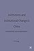 Institutions and Institutio...