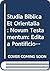 Studia Biblica Et Orientali...