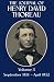 The Journal of Henry David Thoreau, Volume 3