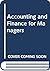 Accounting and Finance for ...