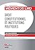 Droit constitutionnel et institutions politiques
