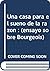 Una casa para la razón (ensayo sobre bourgeois)