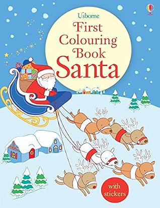First Colouring Book Santa (First Colouring Books)