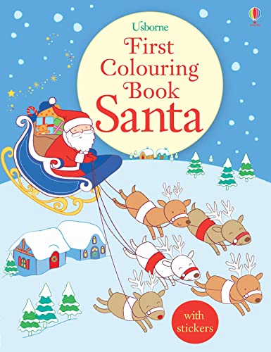 First Colouring Book Santa (First Colouring Books)