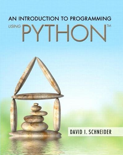 Introduction to Programming Using Python, An (Paperback)