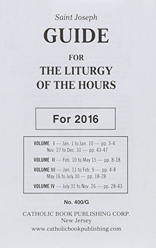 Guide for the Liturgy of the Hours (Paperback)