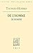 De l'homme (Bibliotheque Des Textes Philosophiques) (French Edition)