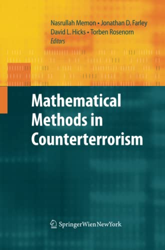 Mathematical Methods in Counterterrorism (Paperback)