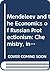 Mendeleev and the Economics of Russian Protectionism: Chemistry, Industry and Growth (Routledge Studies in the History of Economics)