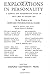 Explorations in Personality: A Clinical and Experimental Study of Fifty Men of College Age by the Workers at the Harvard Psychological Clinic