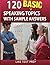 120 Basic Speaking Topics with Sample Answers Q91-120: 120 Basic Speaking Topics 30 Day Pack 4