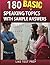 180 Basic Speaking Topics with Sample Answers Q151-180: 240 Basic Speaking Topics 30 Day Pack 2