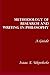 Methodology of Research and Writing in Philosophy: A Guide