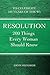 Resolution: 200 Things Every Woman Should Know (The Women's Institute)